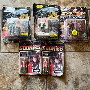 Star Trek and The Goonies Action Figure Set